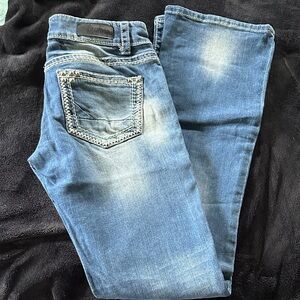 Daytrip Women's Boot Cut Blue Jeans